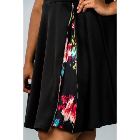 1x-3x New PLUS SIZE DRESS SIDE ZIP DESIGN - Picture 3 of 6